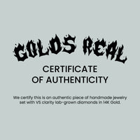 1 to 2 Carat VS Clarity Lab Grown Diamond Engagement Ring Solitaire Round in Solid 14k White Gold for Women