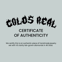 3/4 Carat VS Clarity Lab Grown Diamond Miami Cuban Link Ring Band in Solid 4K Yellow Gold for Women and Men